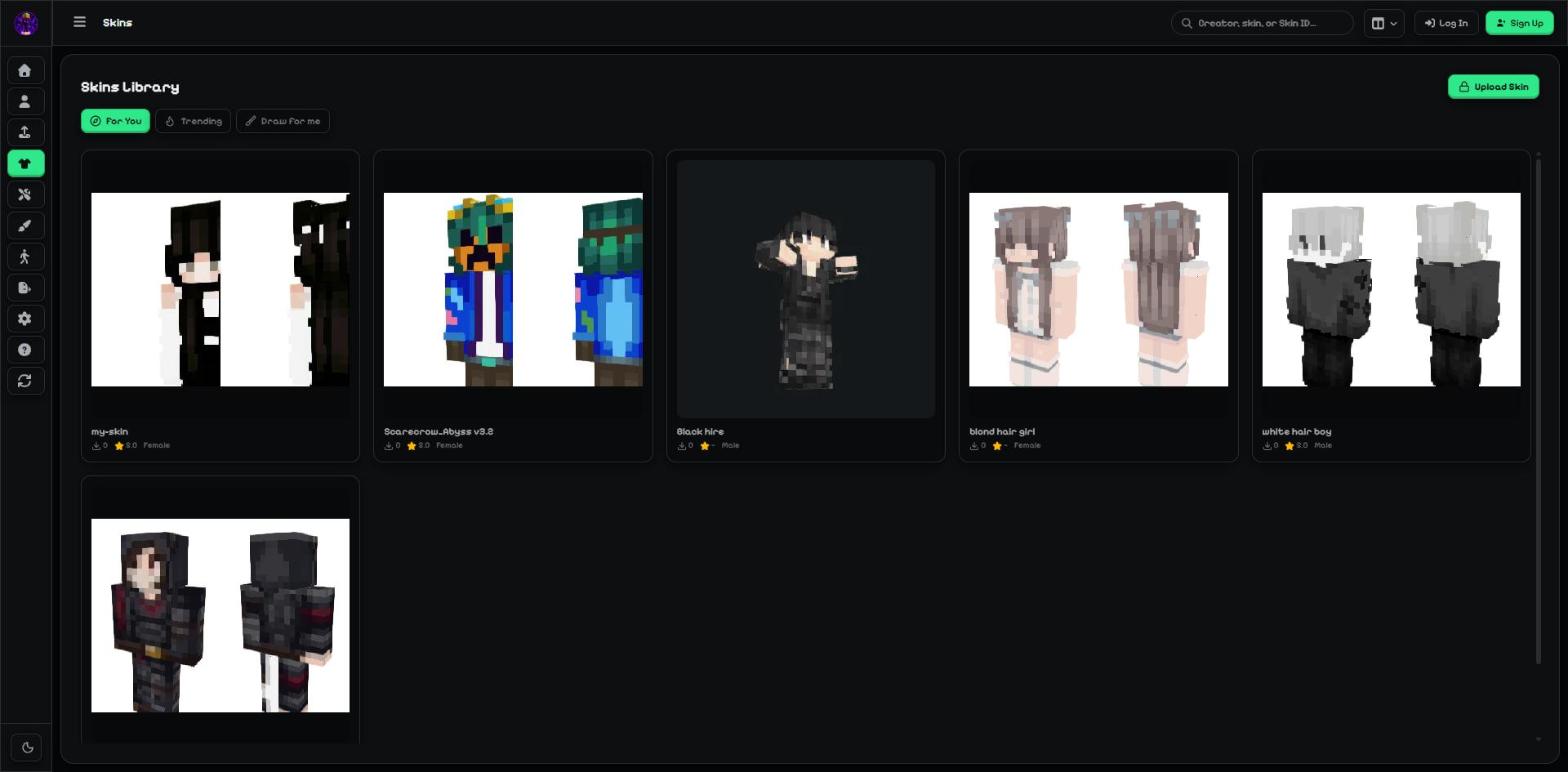 The Skins gallery